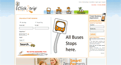 Desktop Screenshot of click2trip.in