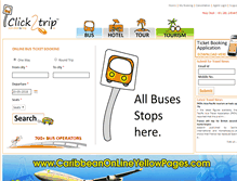 Tablet Screenshot of click2trip.in